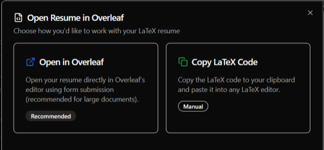 Super Resume Feature Preview